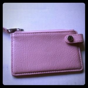 Tiffany & Co. pink leather wallet