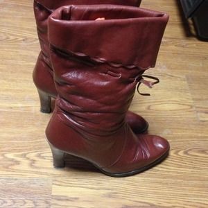 Little Red Riding Hood Steampunk High Heel Boots