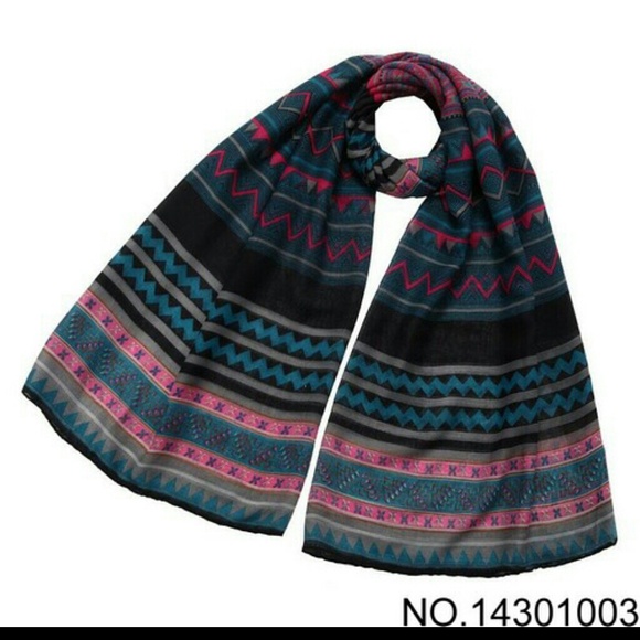 Hmong scarf Navy Blue