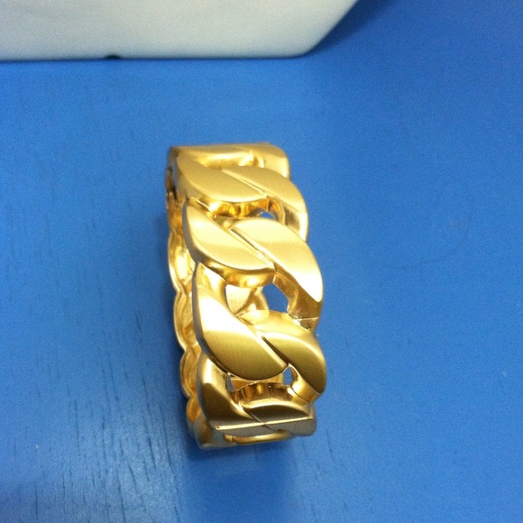 metal braided link bangle bracelet - Picture 1 of 3
