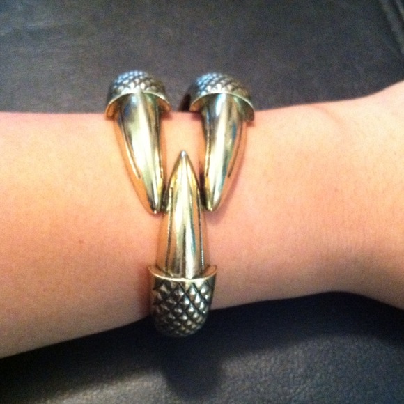 Talon claw cuff bangle bracelet
