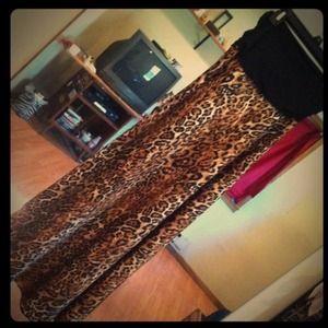 Cheetah dress & Ed hardy tanning lotion