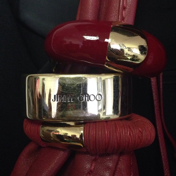 Reduced Oversized Jimmy Choo 'Saba' Handbag - Picture 2 of 4