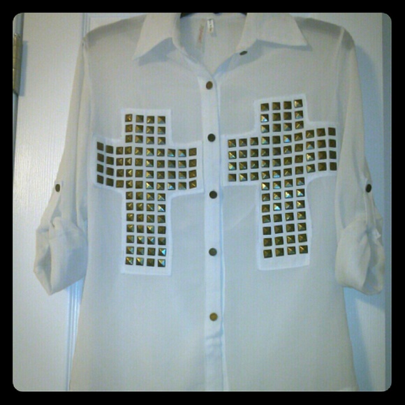 Studded Crosses Shirt