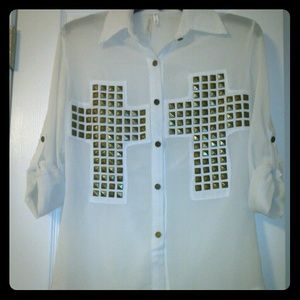 Studded Crosses Shirt