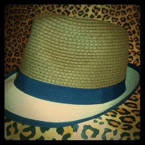Cute color block fedora