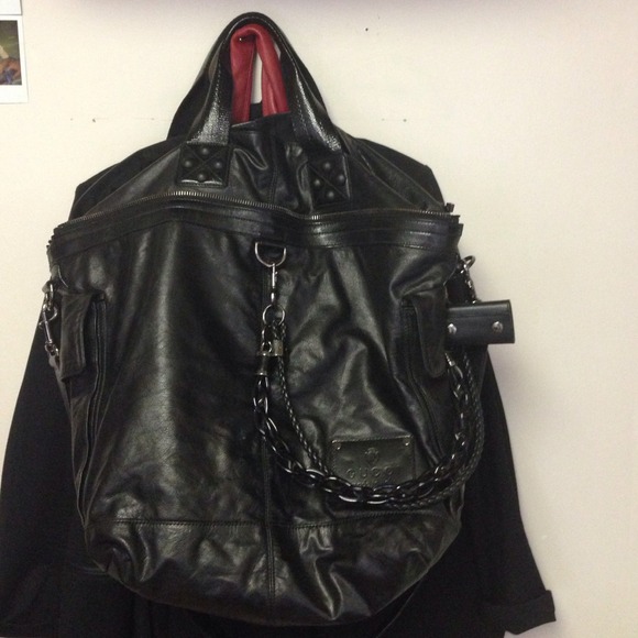 Reduced Gucci oversized leather tote bag. - Picture 4 of 4