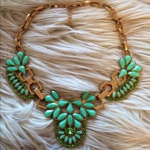 Minty green choker necklace