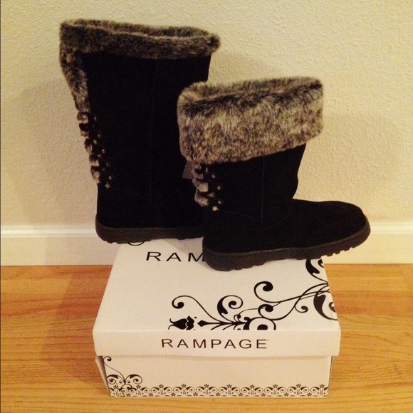 Rampage faux fur boots