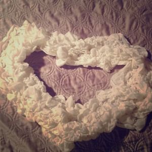 White Infinity Scarf