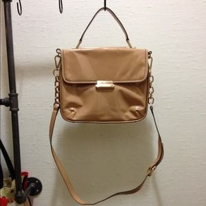 Rachel Zoe nude patent leather bag