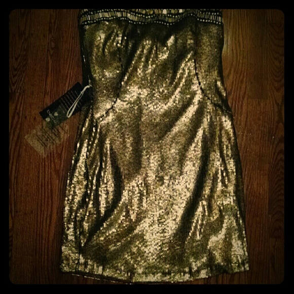 Bebe Armour Sequin Tube Dress!!!!!