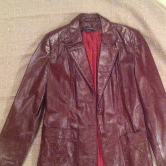 Etienne Aigner leather jacket 100% leather