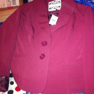 Maroon wet seal blazer!