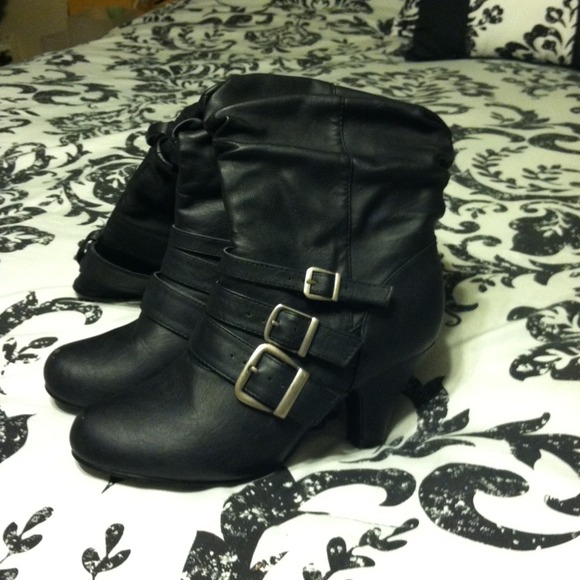 Black boots