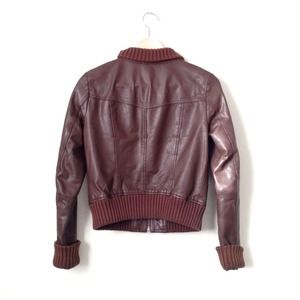 Frenchi Jackets & Coats - BUNDLE -- leather bomber and fringe top Frenchi Jackets & Coats - BUNDLE -- leather bomber and fringe top