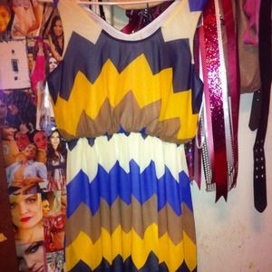 Beautiful Zigzag pattern dress