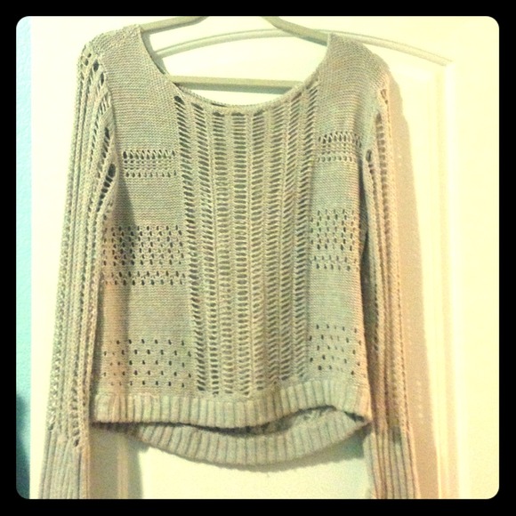 SOLD Free People Open Knit Sweater