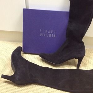 Black Suede Dress Boots