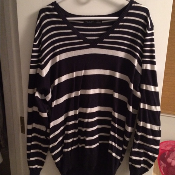 Zara men's XL striped sweater