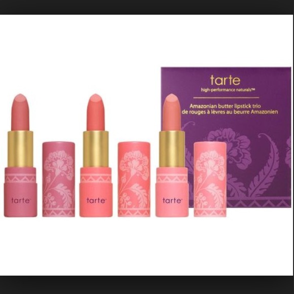 ✨Sold✨Tarte Amazonian Butter Lipstick Trio