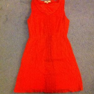 Coral dress