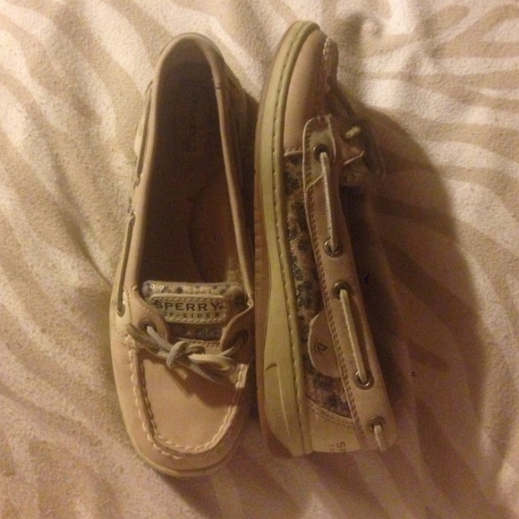 Women's size 6.5 cheetah Sperry Top-Siders