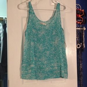 Aqua Old Navy tank