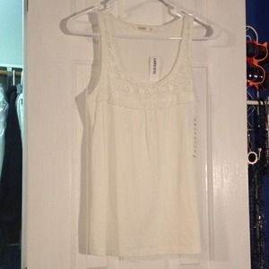Cream Old Navy Tank