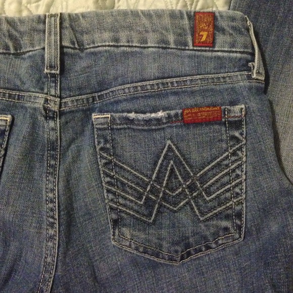 Seven for all mankind light denim jeans