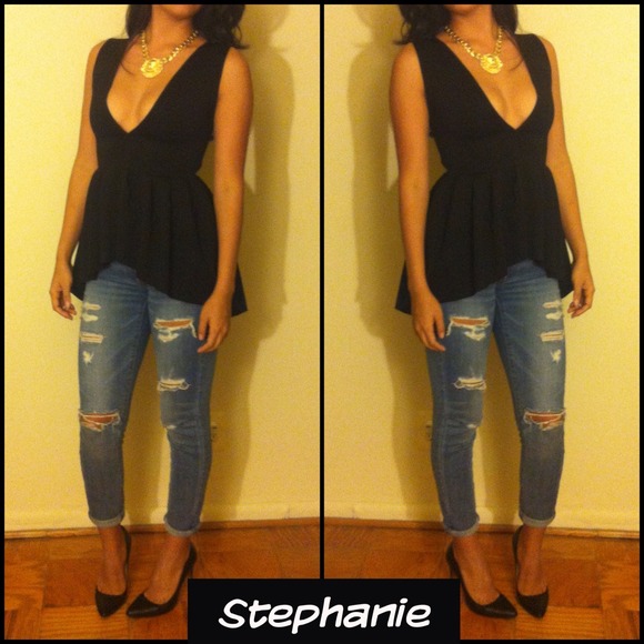 Stephanie peplum top - Picture 1 of 3