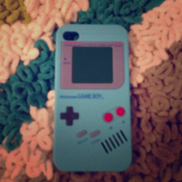 Blue gameboy iPhone 4/4s case - Picture 1 of 3