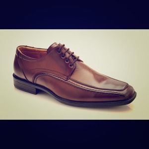Franco Vanucci Brown Oxford Men Dress Shoe