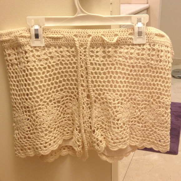 Crochet shorts