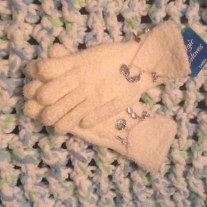 New white fashion gloves