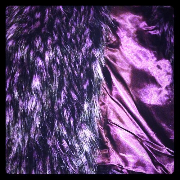 Faux fur vest