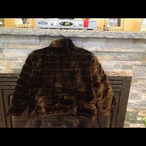 Faux fur jacket