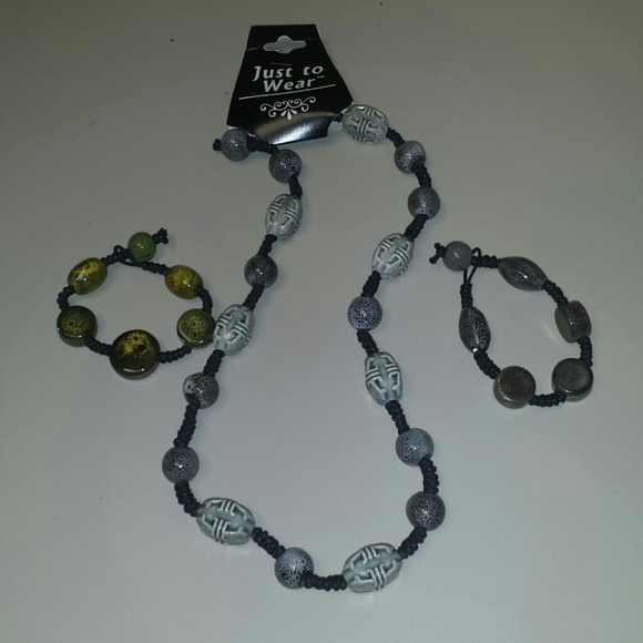 Natural stone jewelry bundle