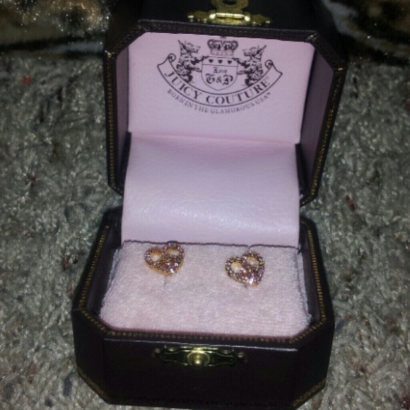 Juicy Couture Peace Heart Earrings