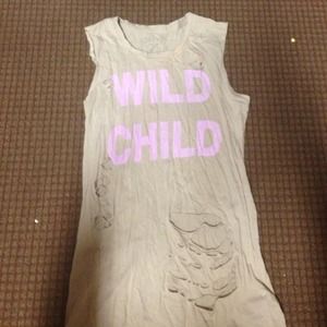 Ripped muscle tank, oversized