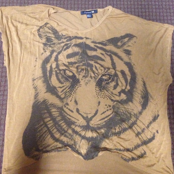 Tiger print blouse