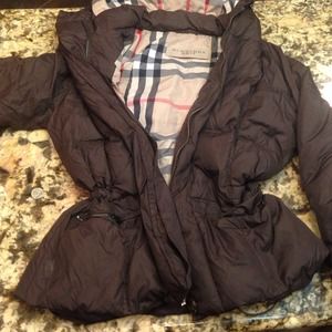 Authentic Burberry Brit Puffer Jacket