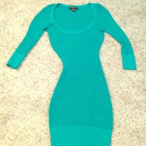 BEBE Long Sleeve Dress