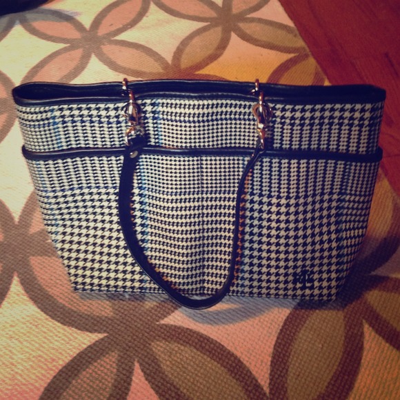 🌟REDUCED Ralph Lauren small houndstooth tote