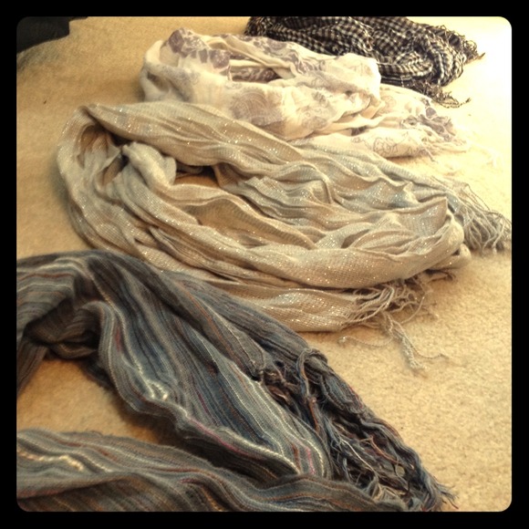 I have too many scarfs.