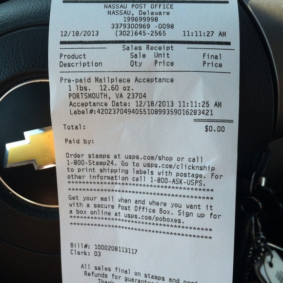 Shipping proof!! - Picture 2 of 2