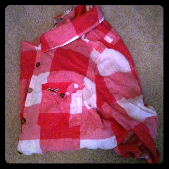 Pink and white checkered quarter sleeve. - Picture 1 of 1