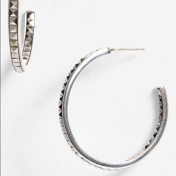⛔️sold⛔️Judith Jack Inside Out Hoop Earrings