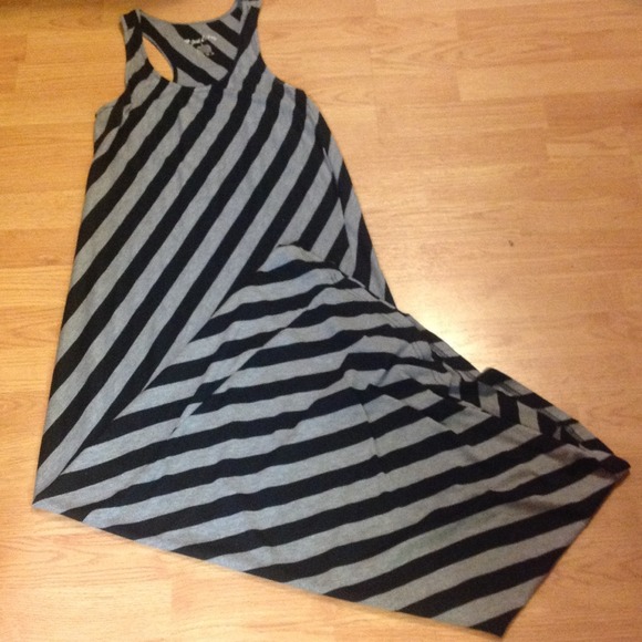 Long racer back dress