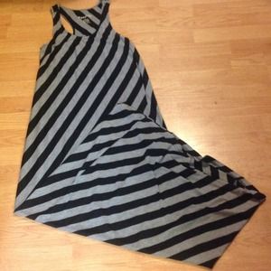 Long racer back dress
